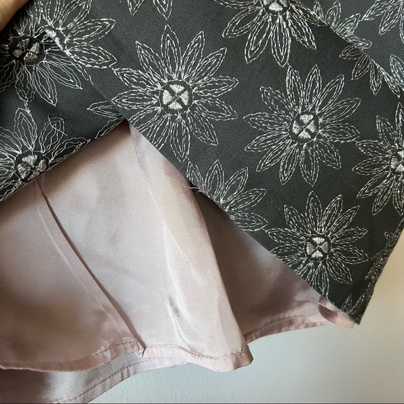 Anthropologie Ruth Dress Floral Strapless Gray Size 4 - Picture 7 of 14